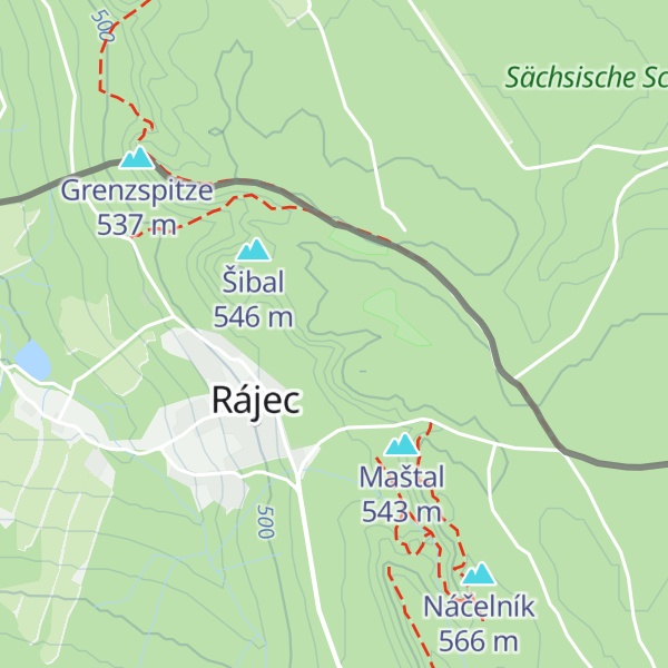 Map of Strážce mraveniště