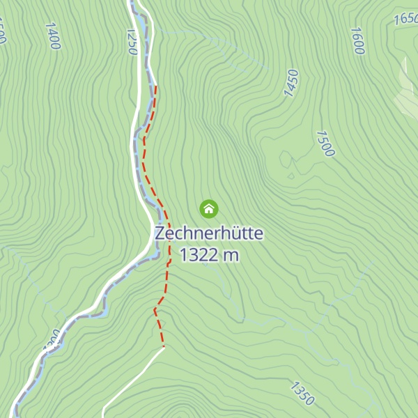 Map of Zechnerhütte