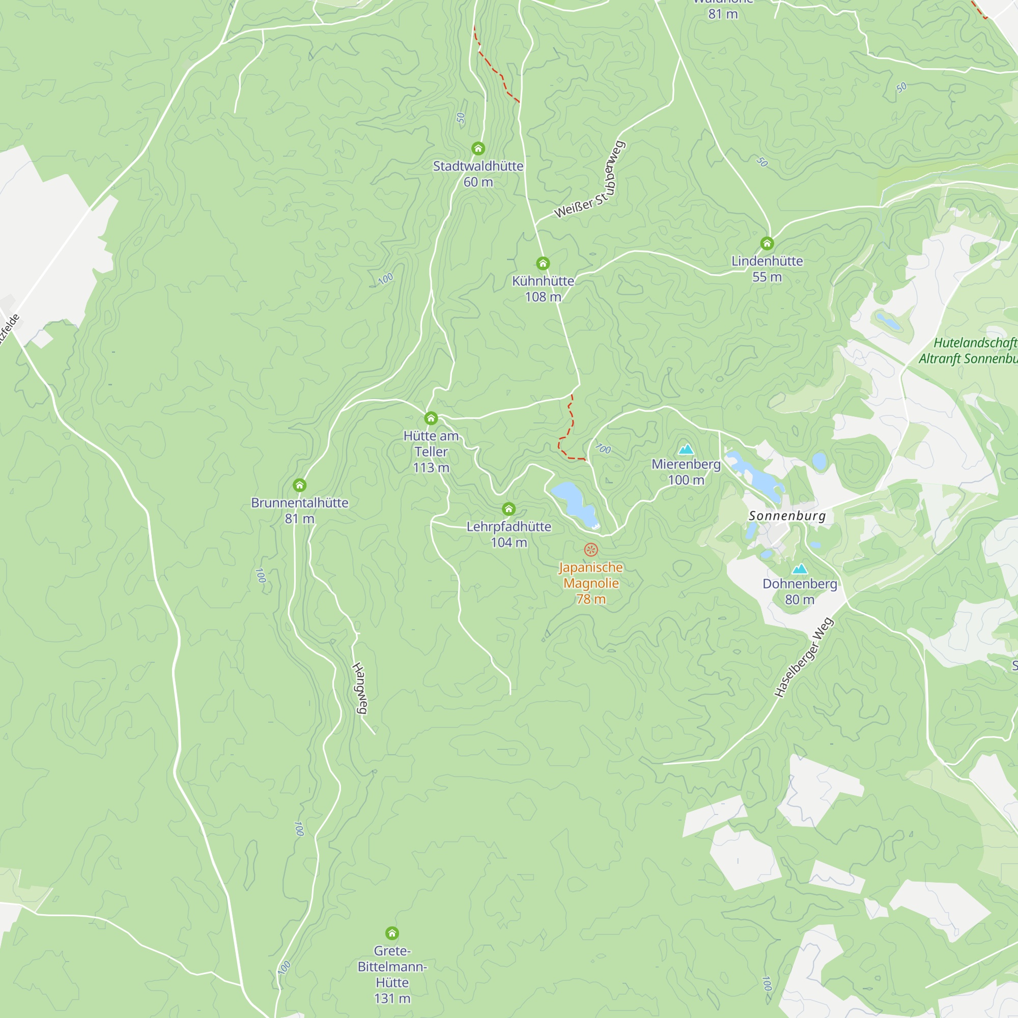 Lehrpfadhütte map