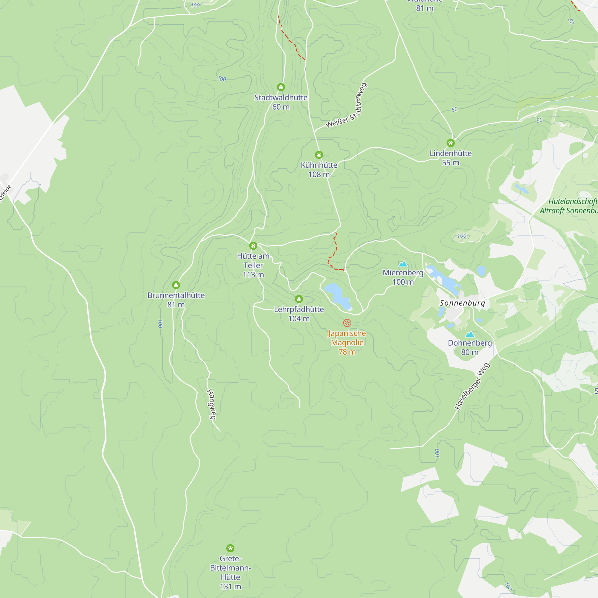Lehrpfadhütte map