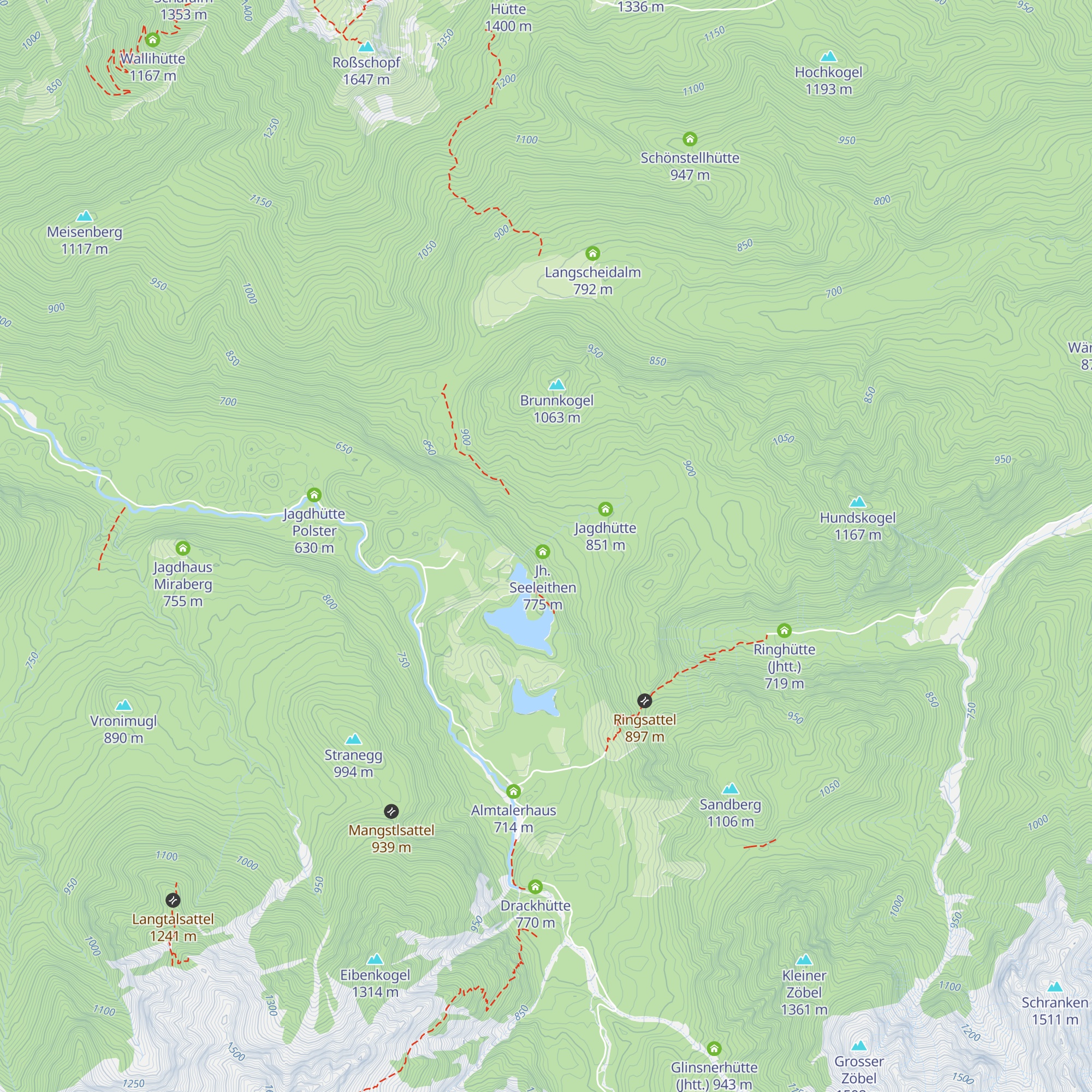 Jagdhaus map