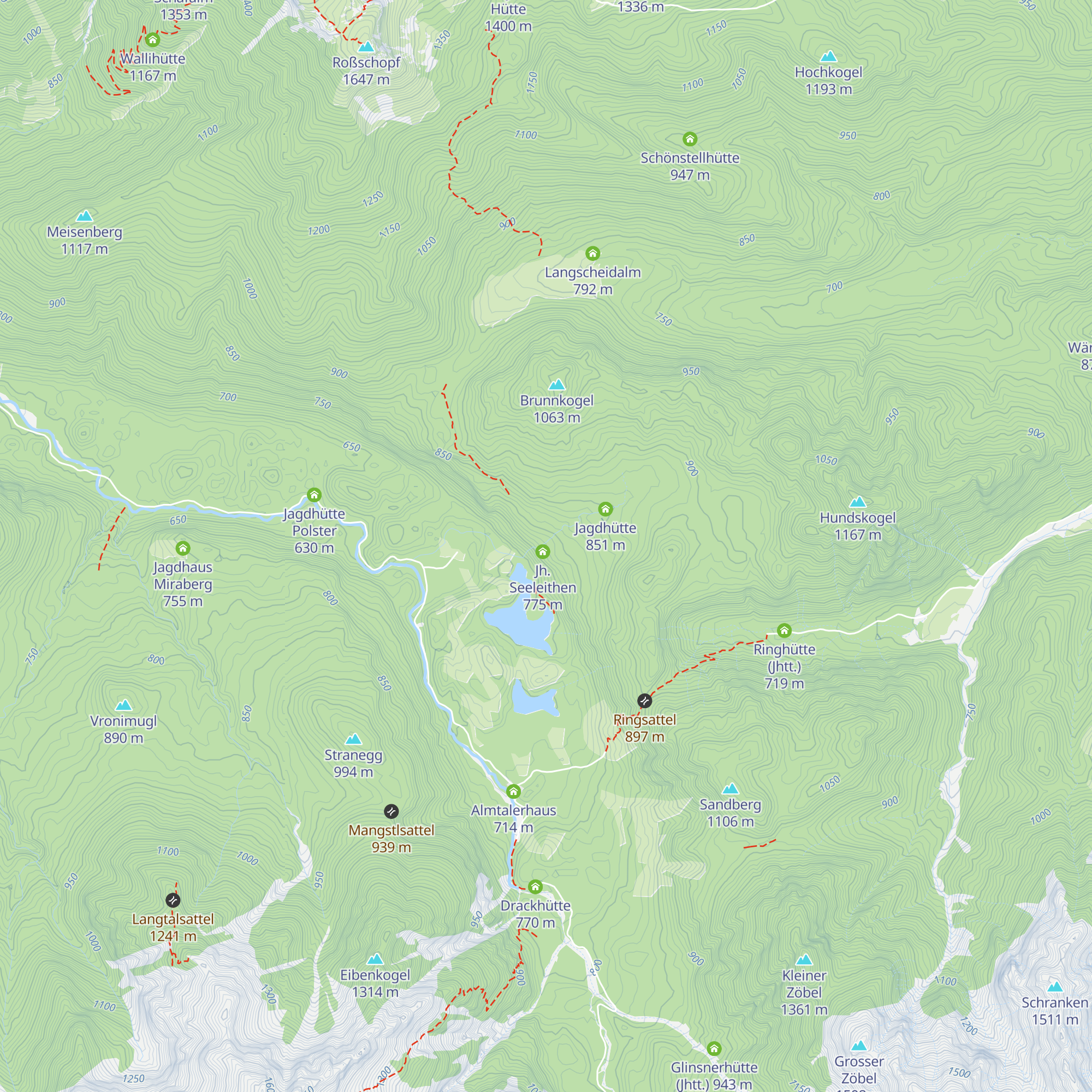 Jagdhaus map
