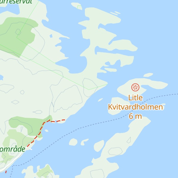 Map of Kvitvardhågen