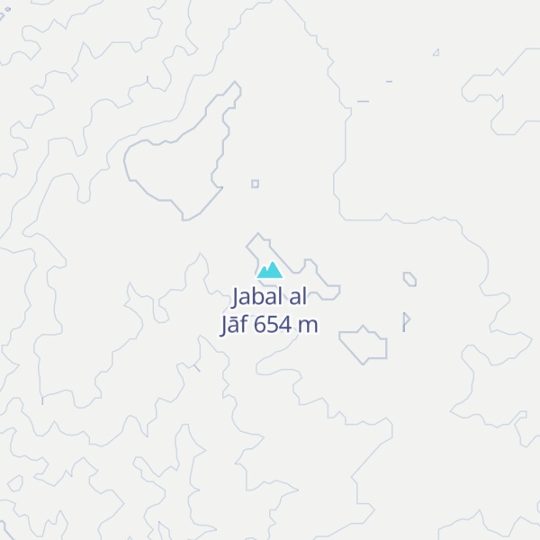 Map of Jabal al Jāf