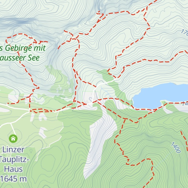 Map of Traweng Hütte