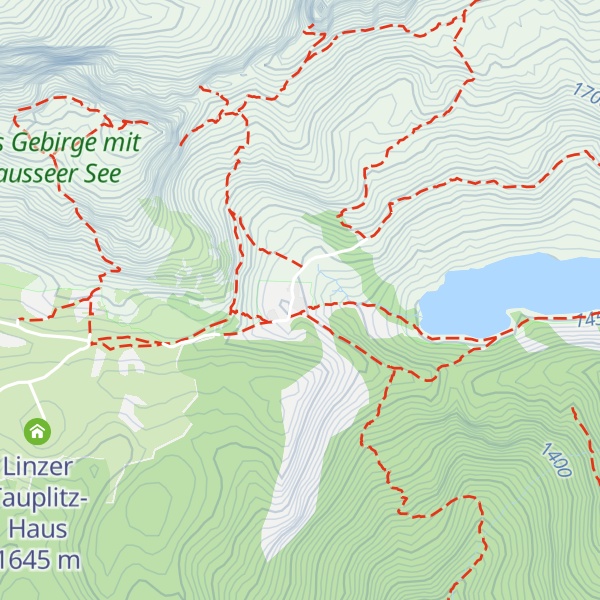Map of Almrausch Hütte