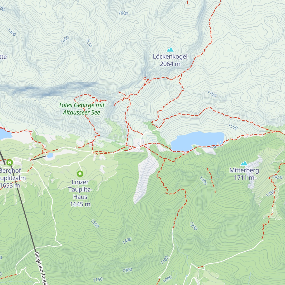 Almrausch Hütte map