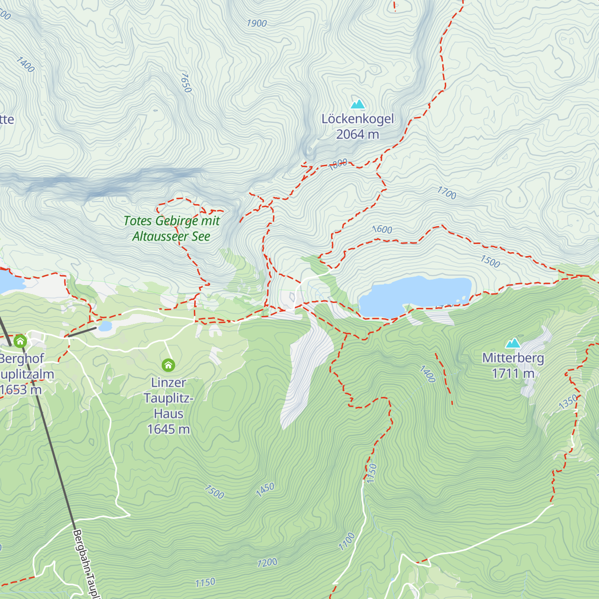 Almrausch Hütte map