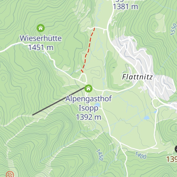 Map of Alpengasthof Isopp
