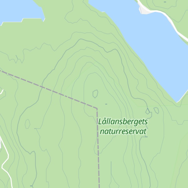 Map of Lållammsberget