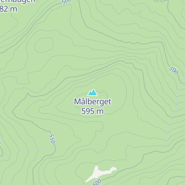Map of Målberget