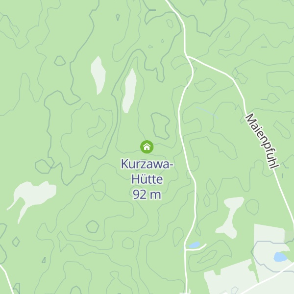 Map of Kurzawa-Hütte