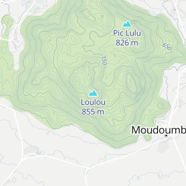 Map of Loulou
