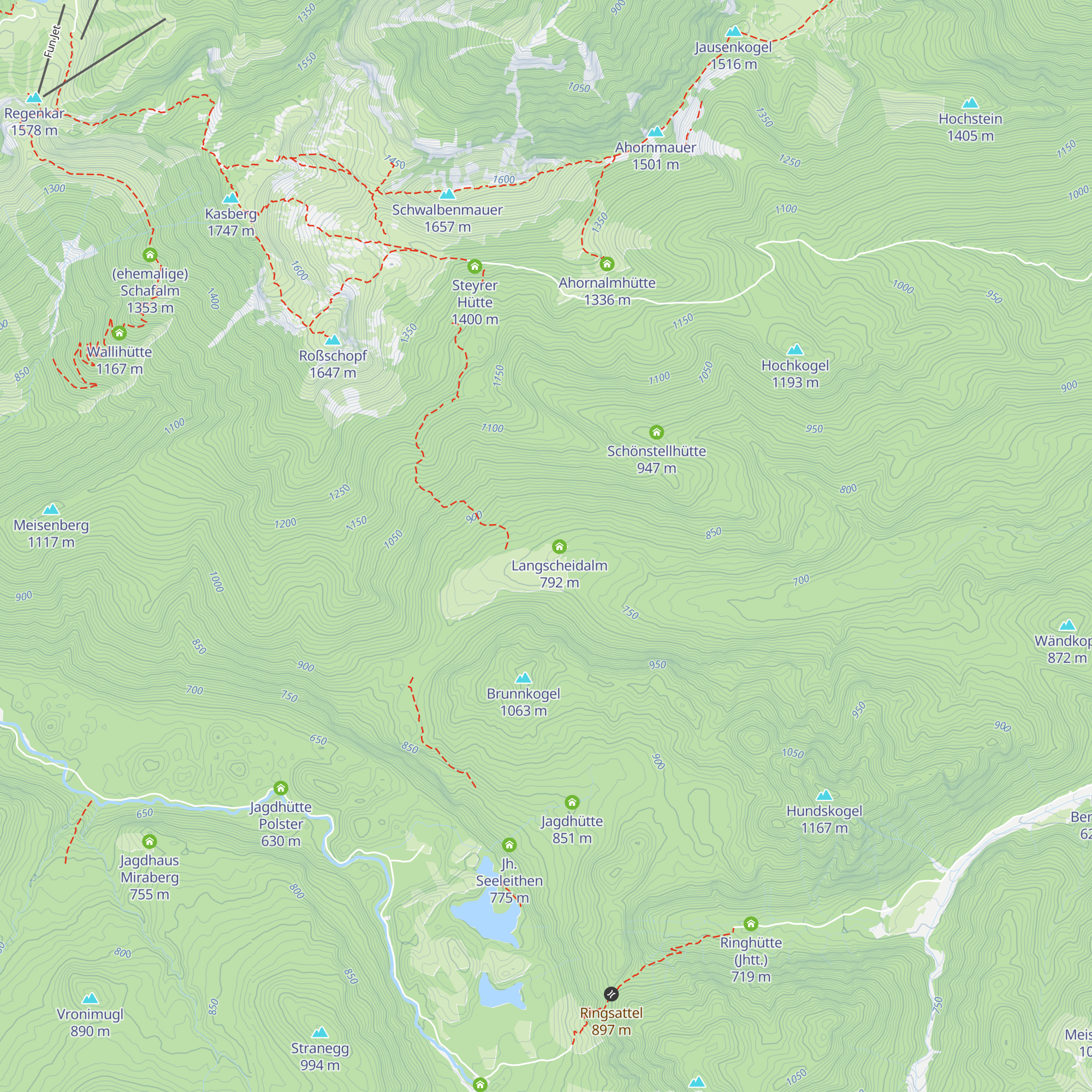 Langscheid Alm map