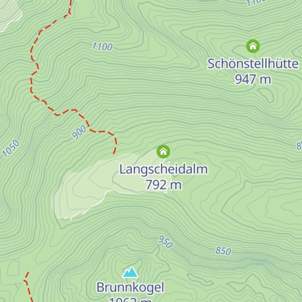 Map of Langscheid Alm
