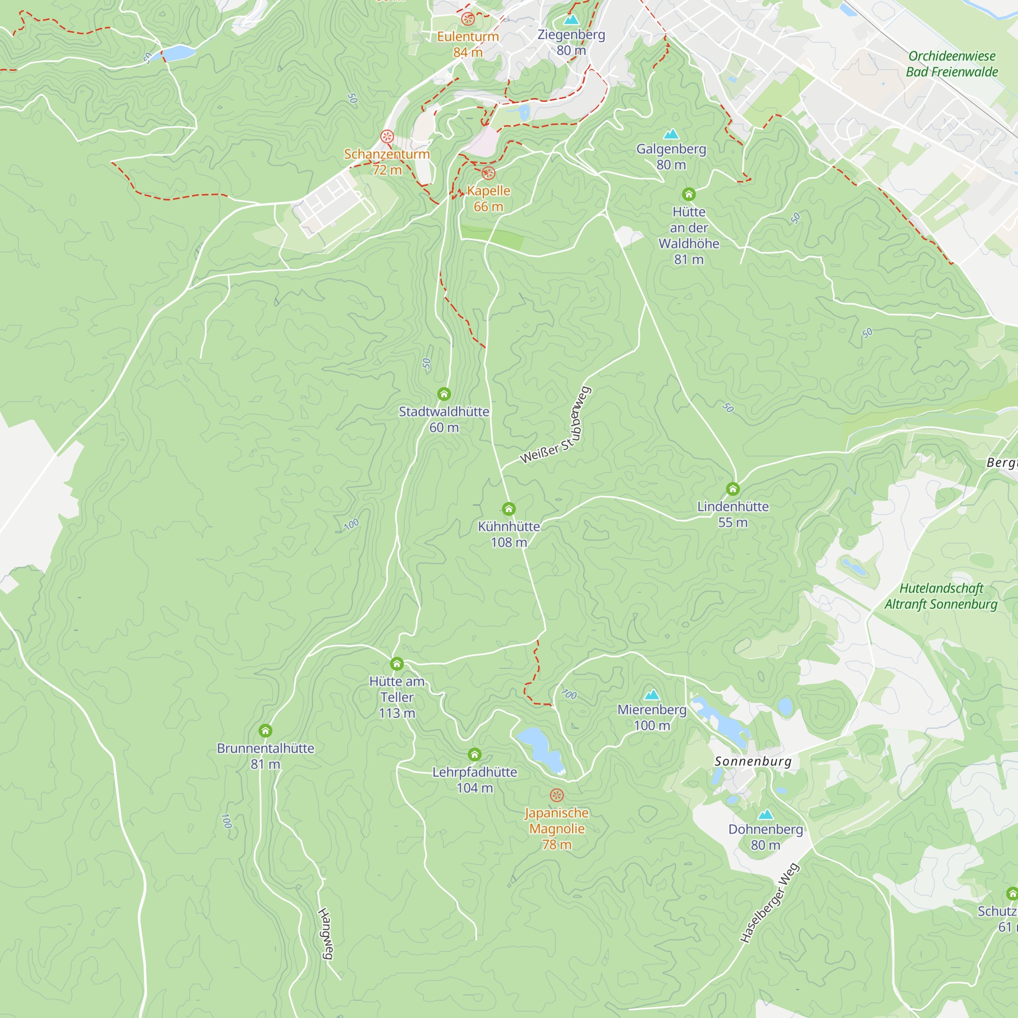 Kühnhütte map