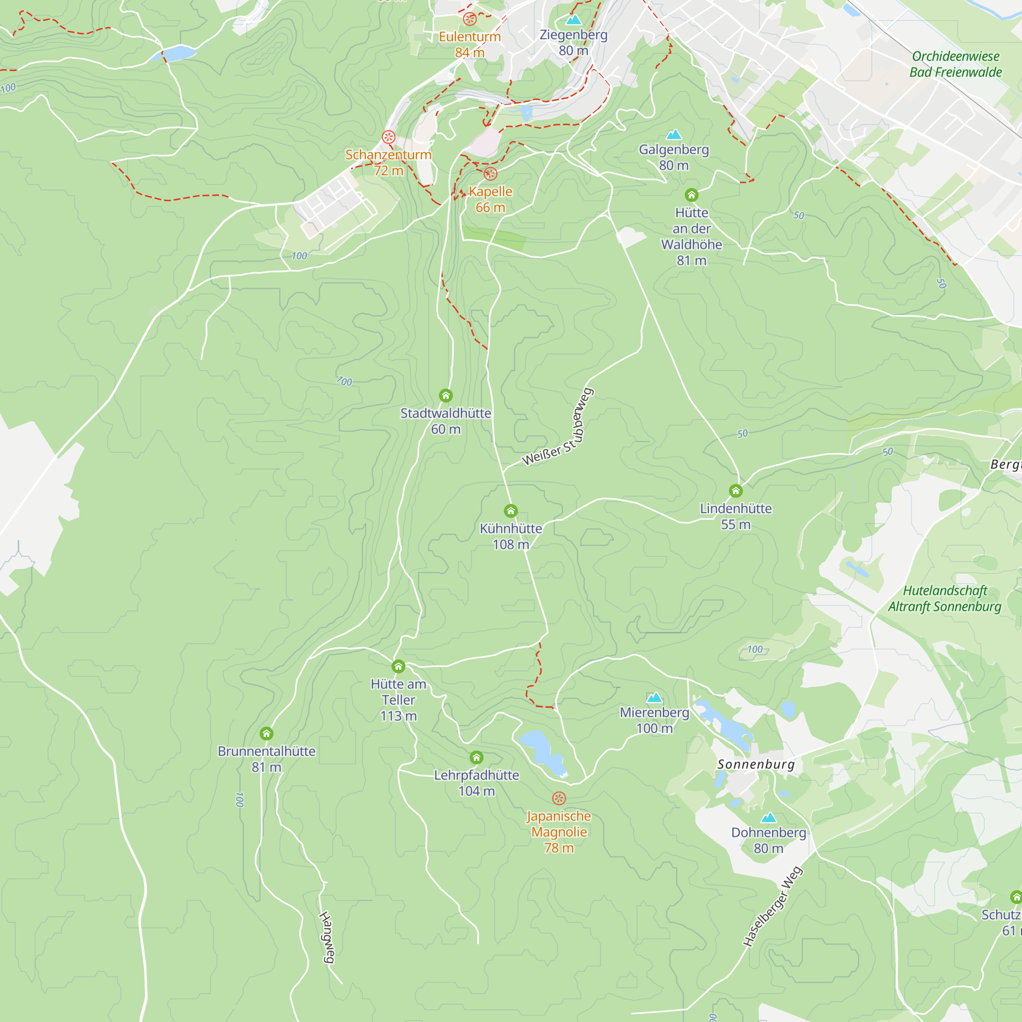 Kühnhütte map