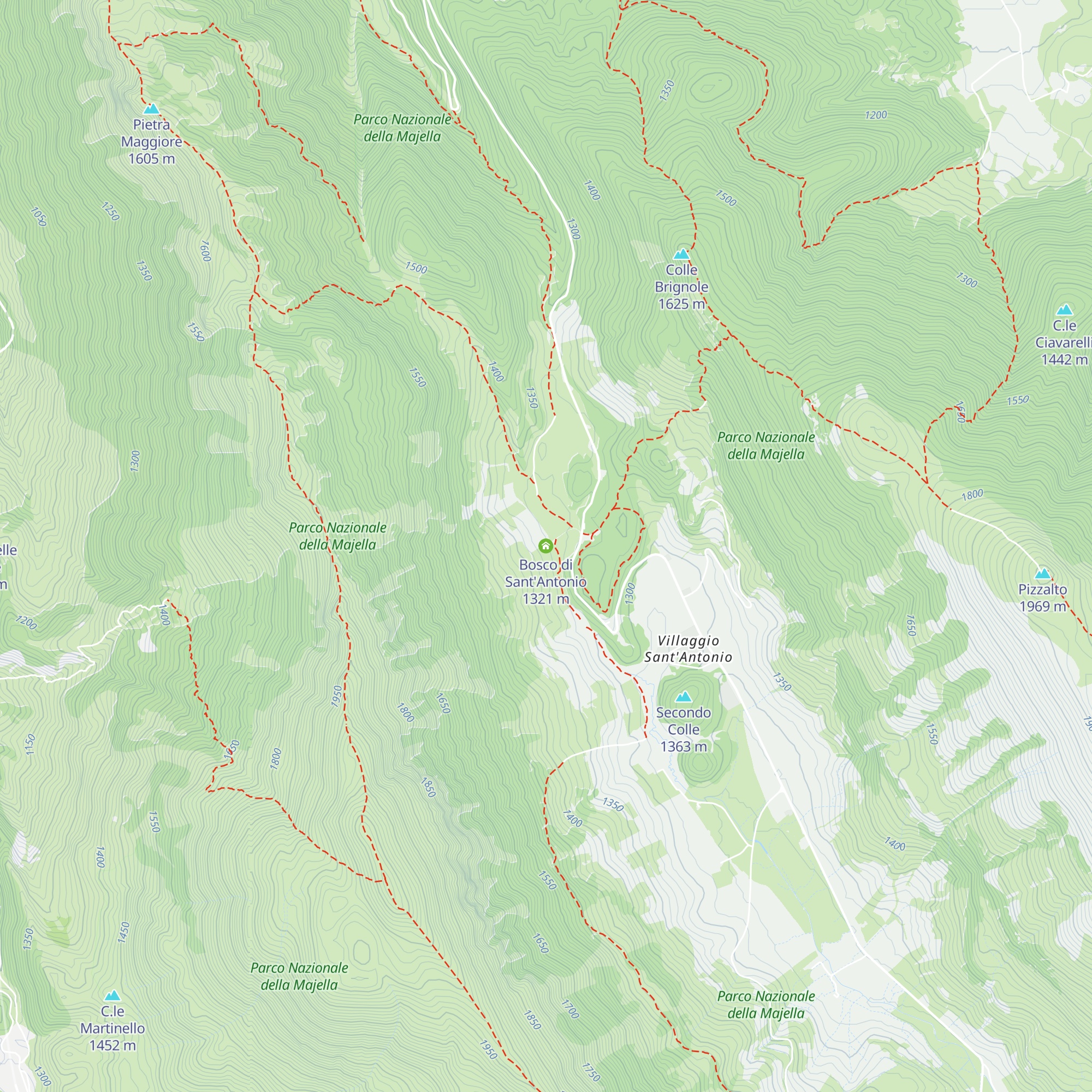 Bosco di Sant'Antonio map