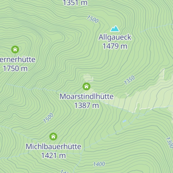 Map of Moarstindlhütte