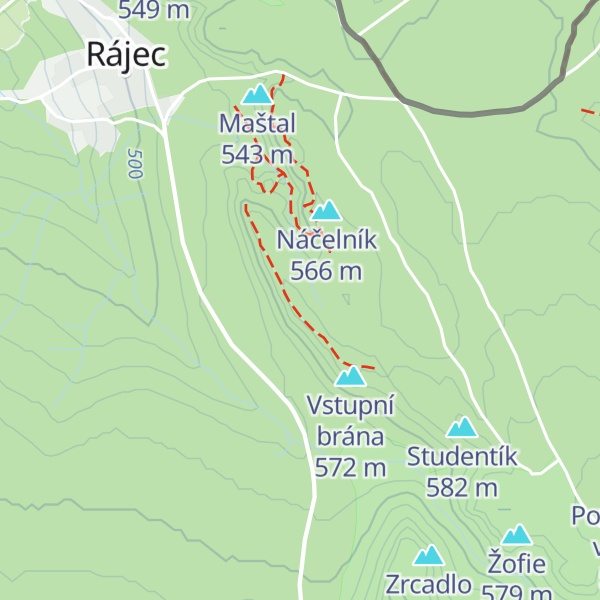 Map of Ostříž