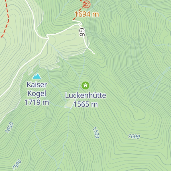 Map of Luckenhütte