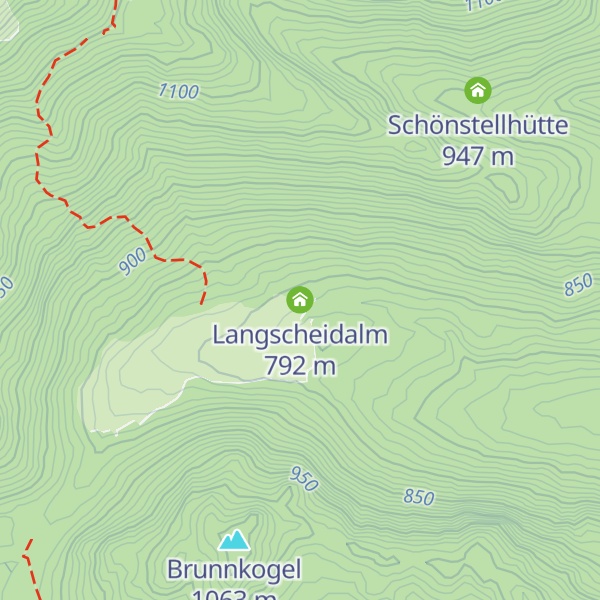 Map of Langscheidalm