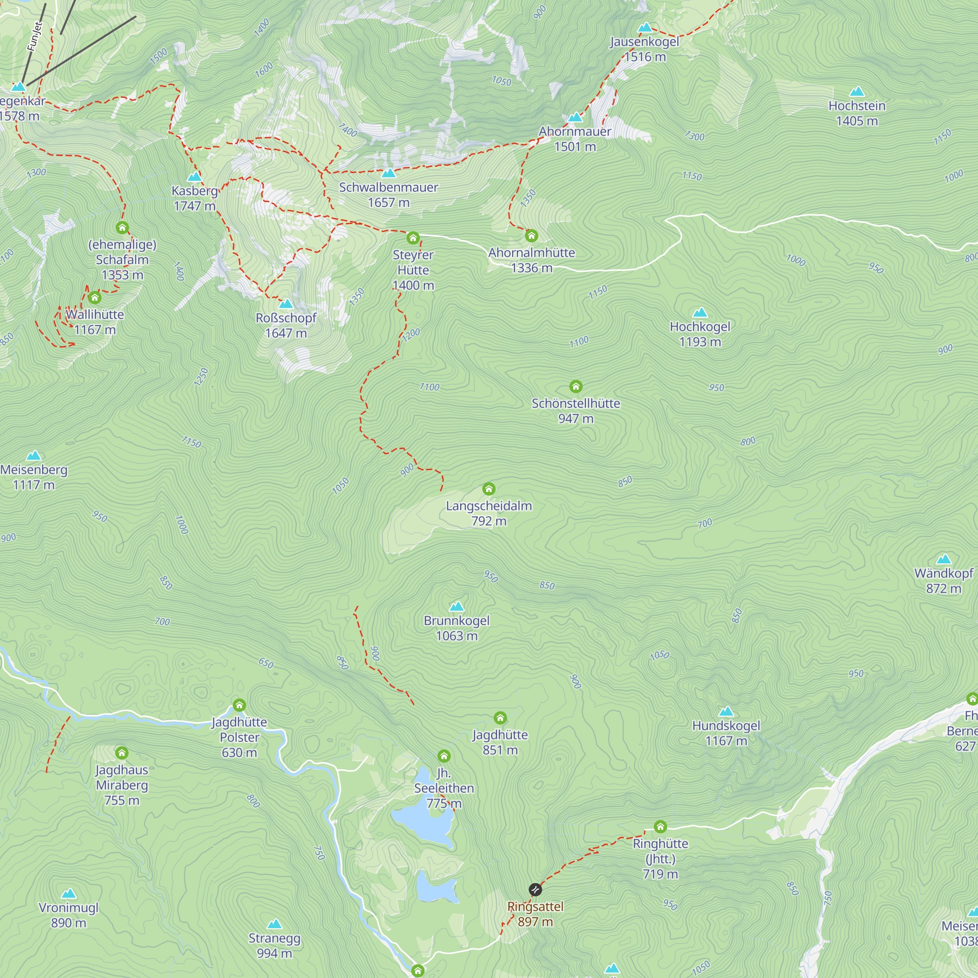 Langscheidalm map