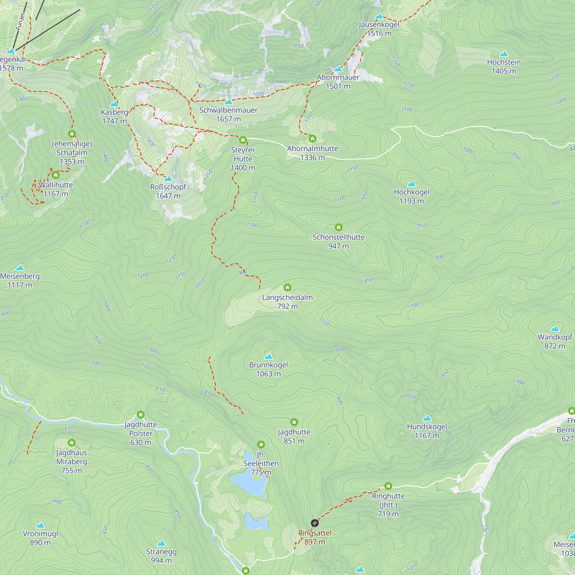 Langscheidalm map
