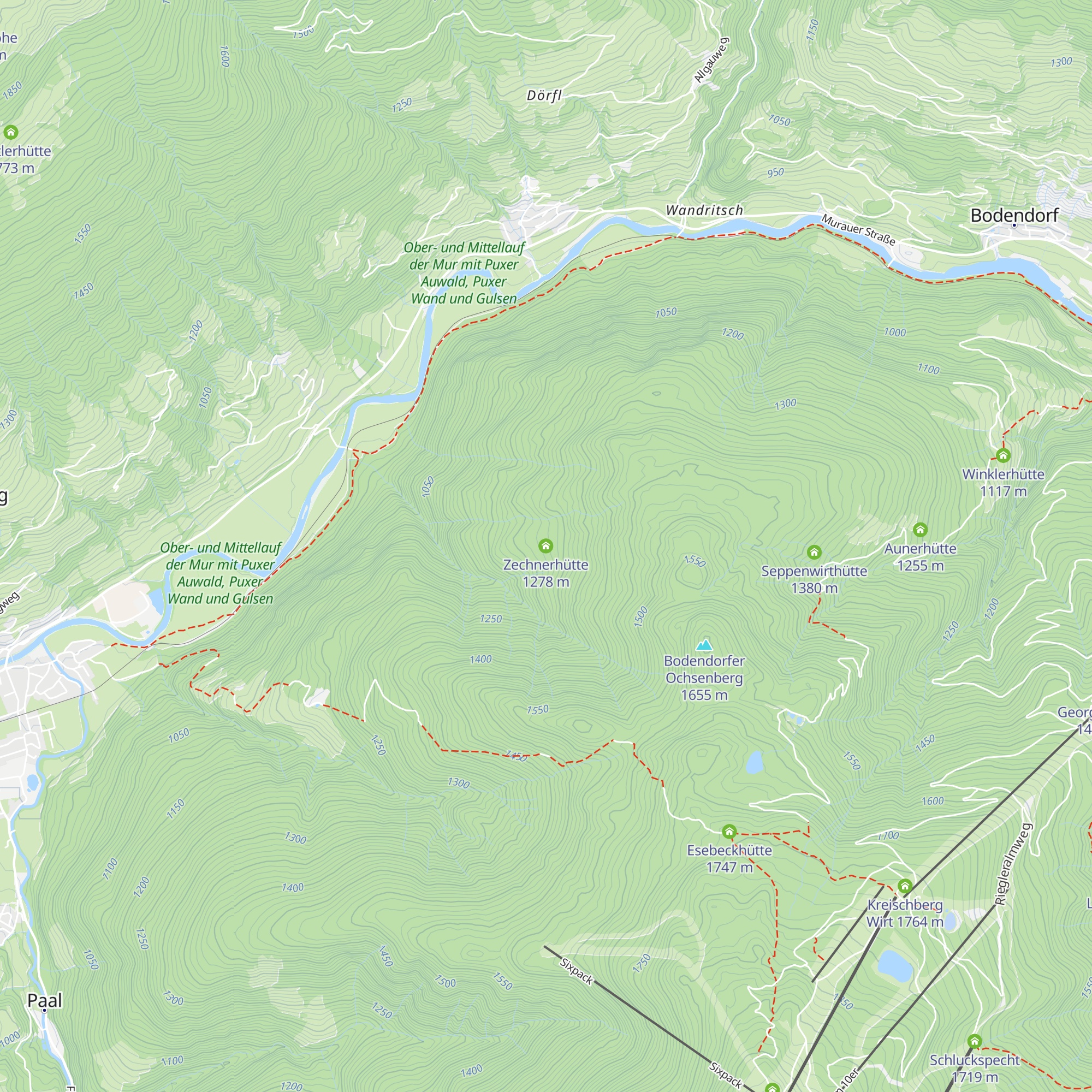 Zechnerhütte map