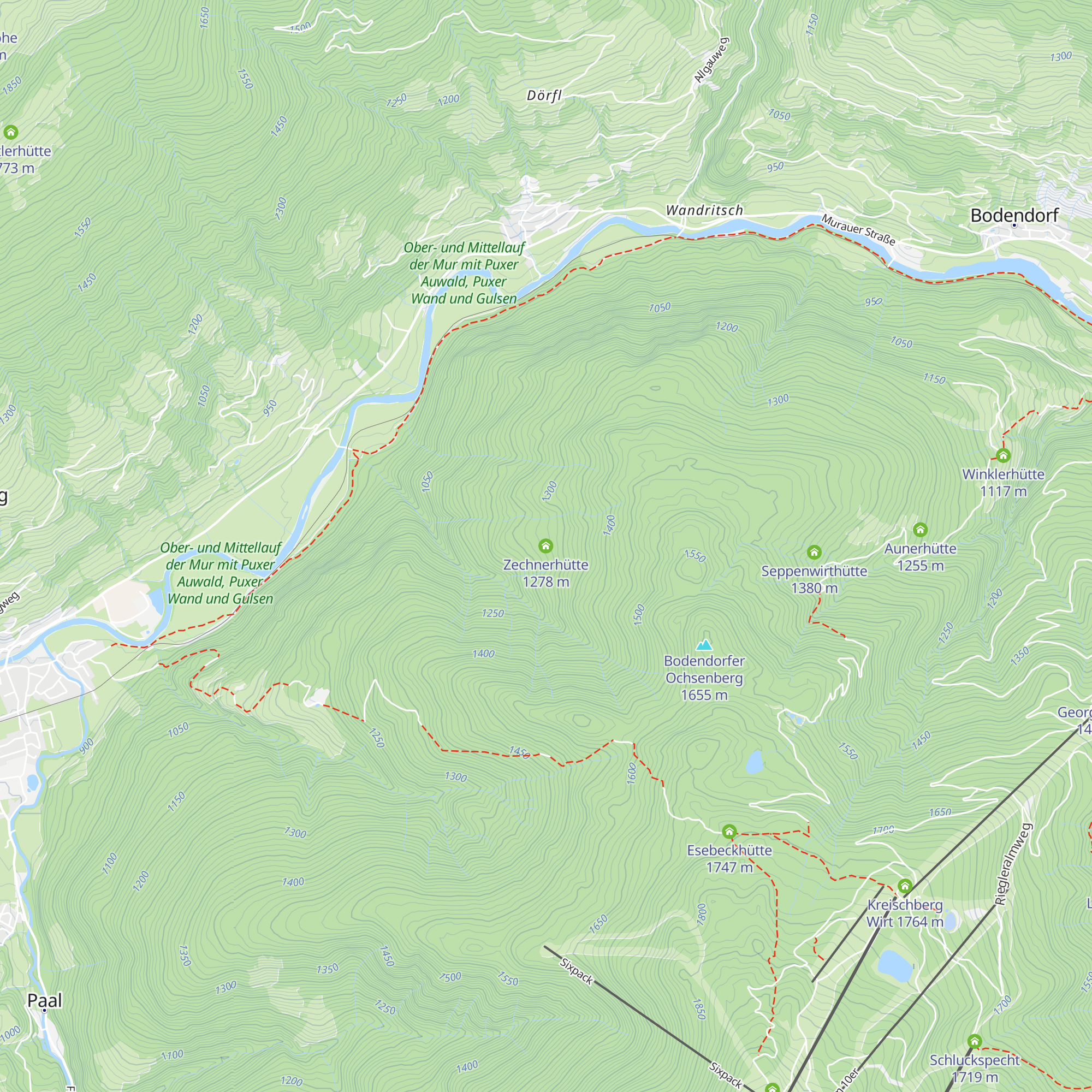 Zechnerhütte map
