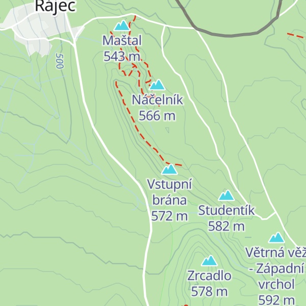 Map of Klobouk