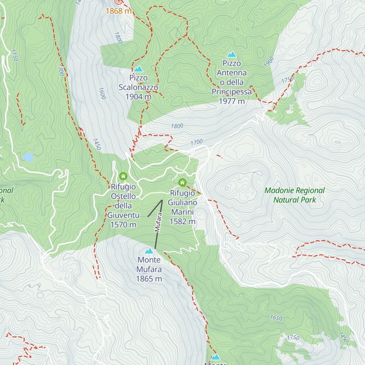 Rifugio Giuliano Marini map