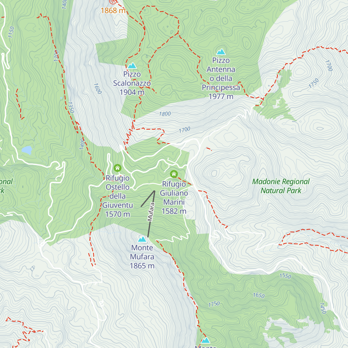 Rifugio Giuliano Marini map