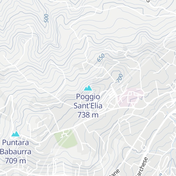 Map of Poggio Sant'Elia