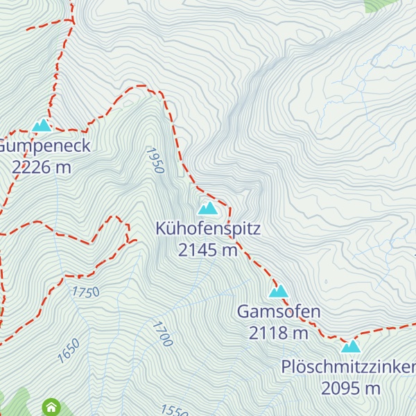 Map of Kühofenspitz