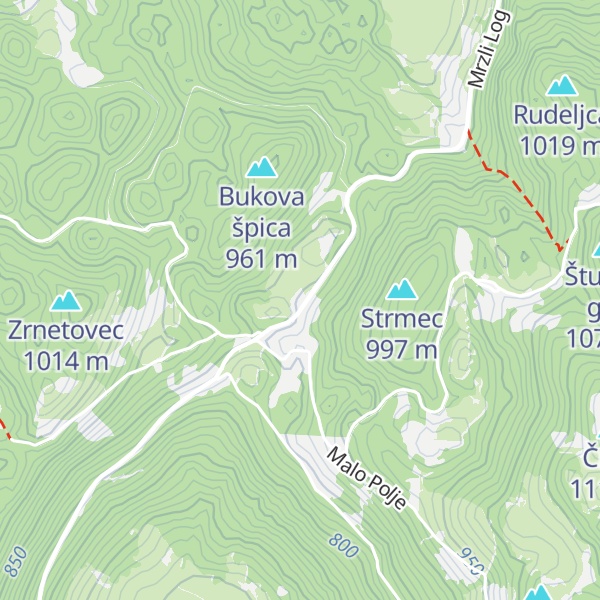 Map of Pri vodnjaku