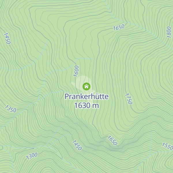 Map of Prankerhütte