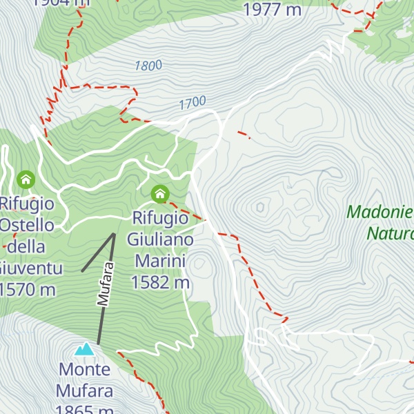 Map of Rifugio Il Grifone, Centro di Educazione Ambientale e del Turismo Sostenibile