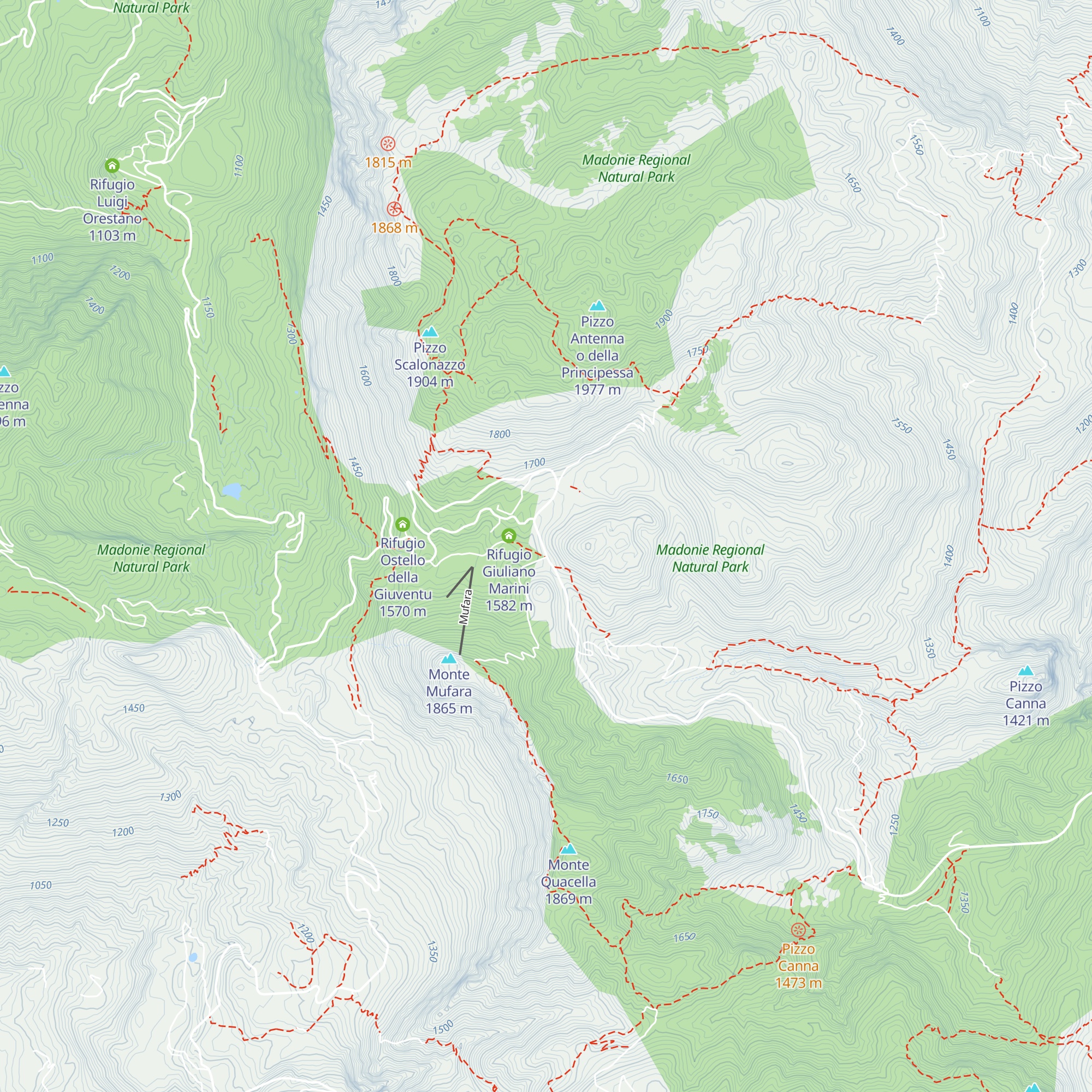 Rifugio Il Grifone, Centro di Educazione Ambientale e del Turismo Sostenibile map