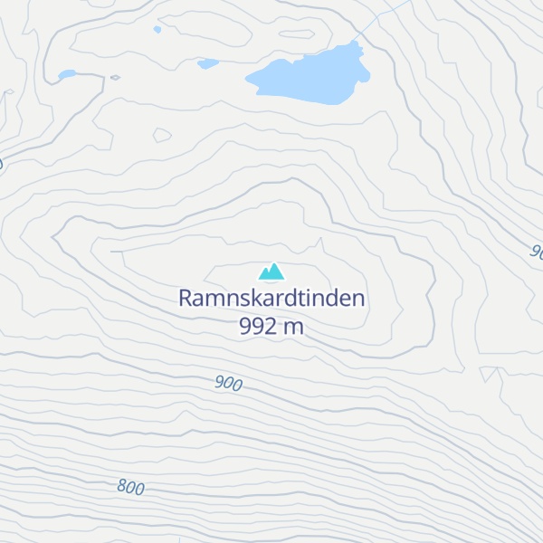 Map of Ramnskardtinden
