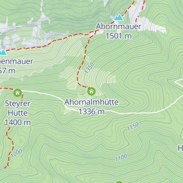 Map of Ahornalmhütte