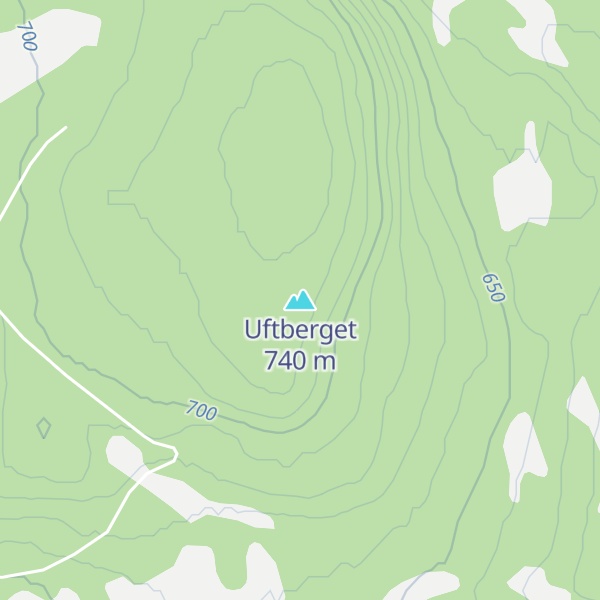 Map of Uftberget