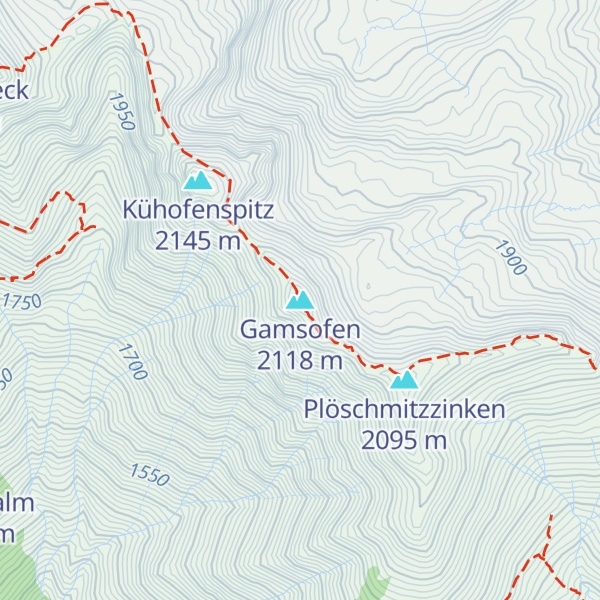 Map of Gamsofen