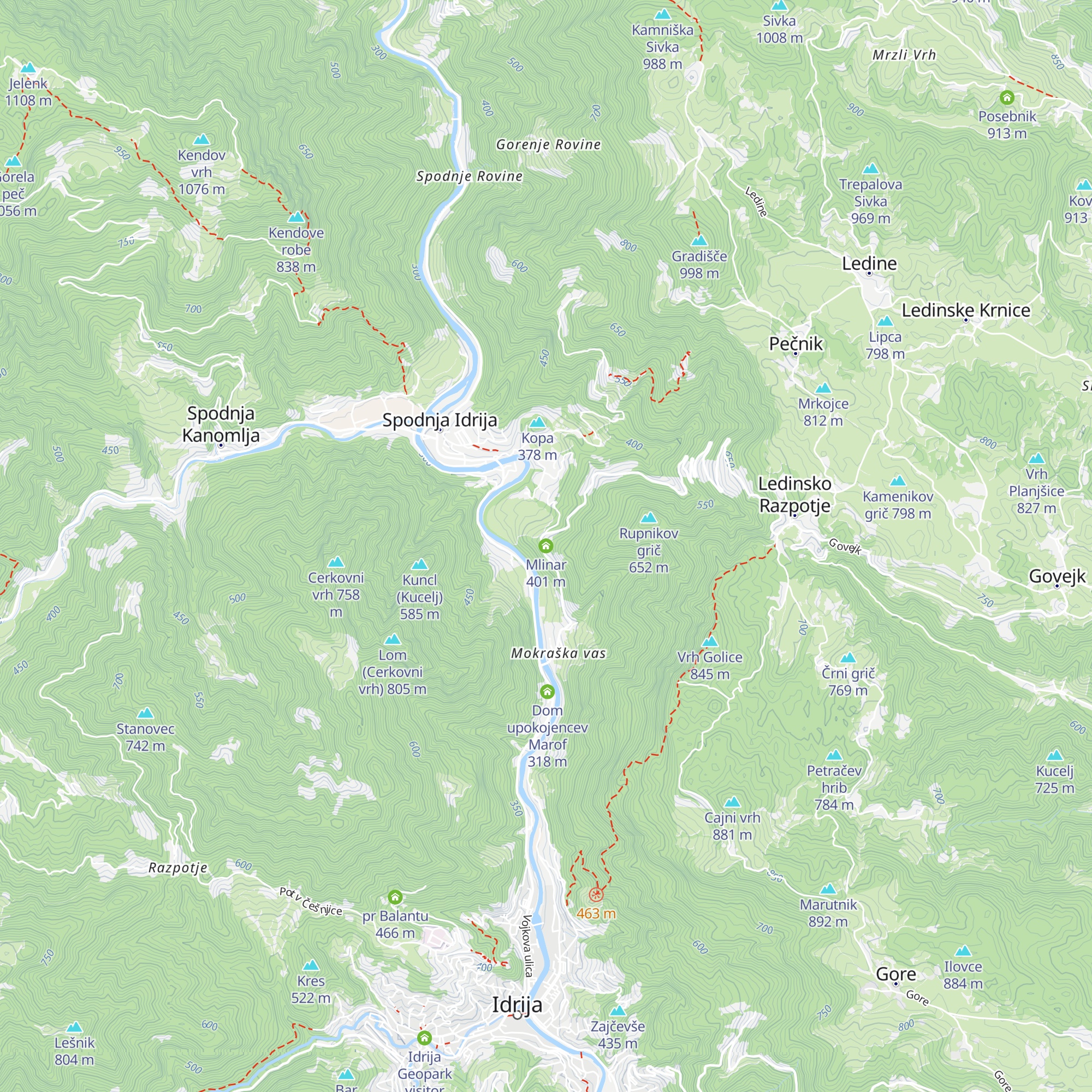 Mlinar map