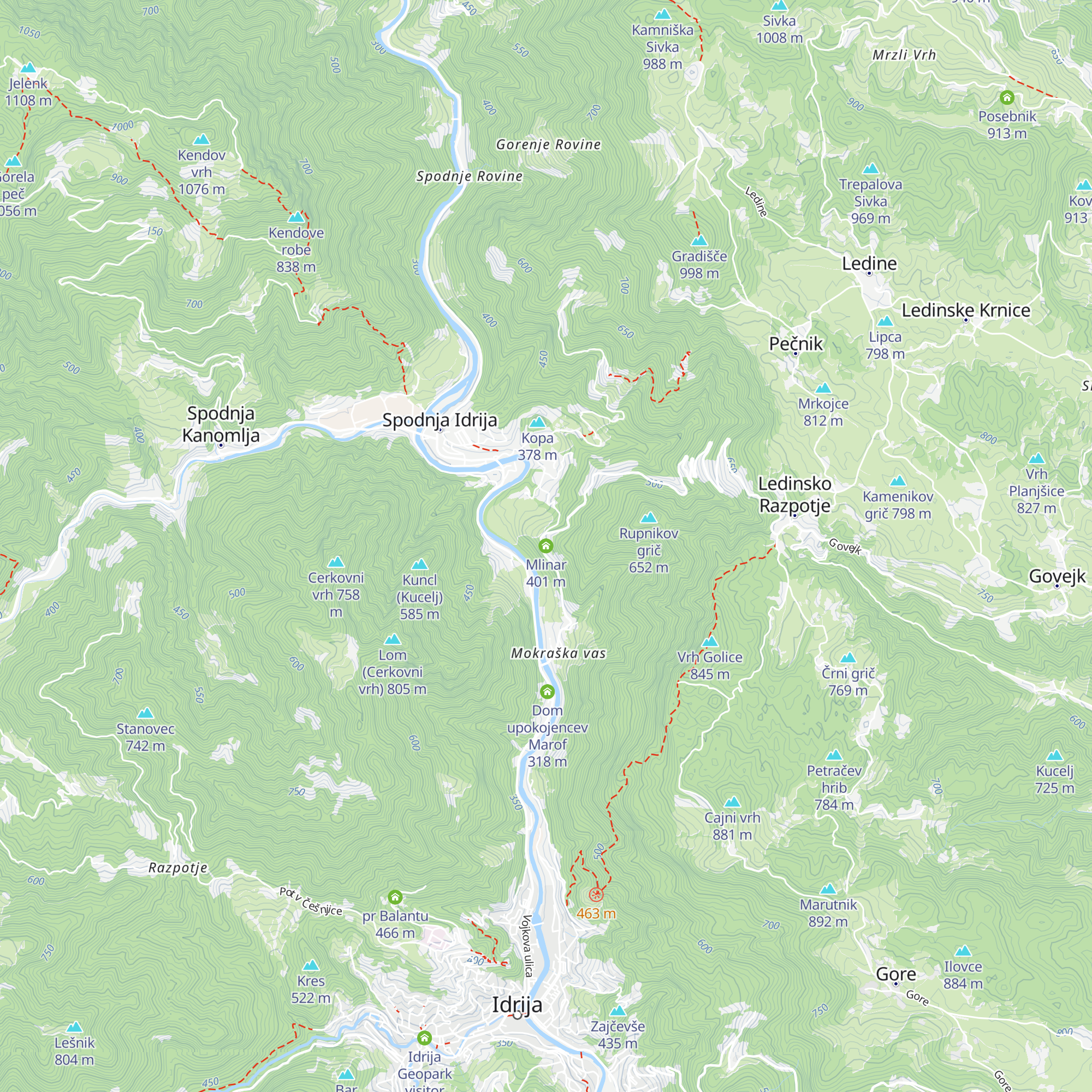 Mlinar map