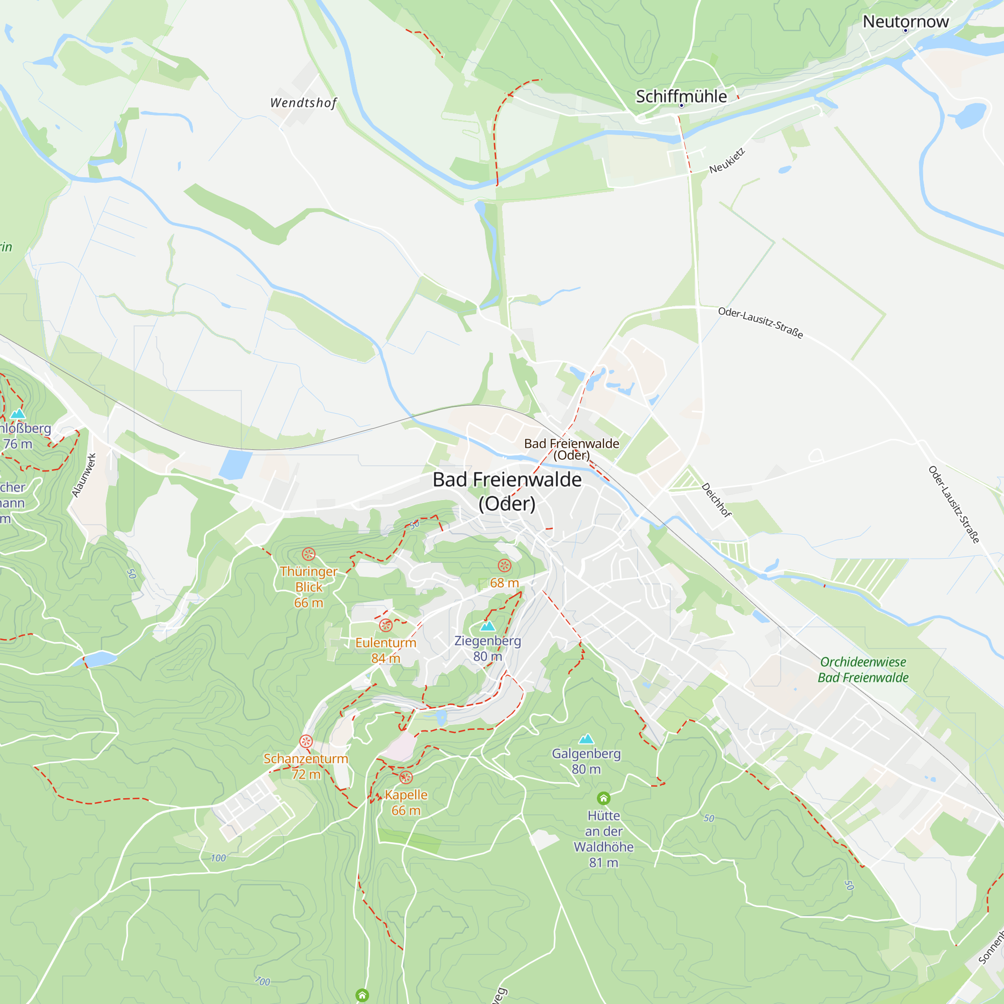 Bad Freienwalde Tourismus GmbH map