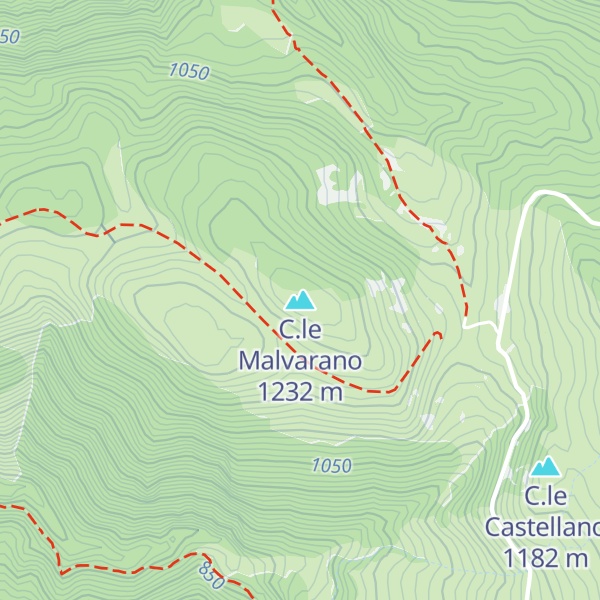 Map of C.le Malvarano