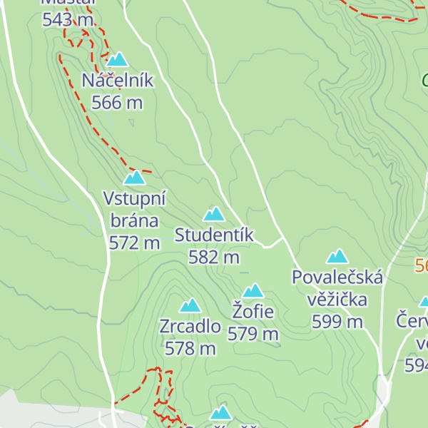 Map of Studentík