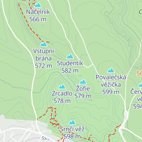 Map of Lavice