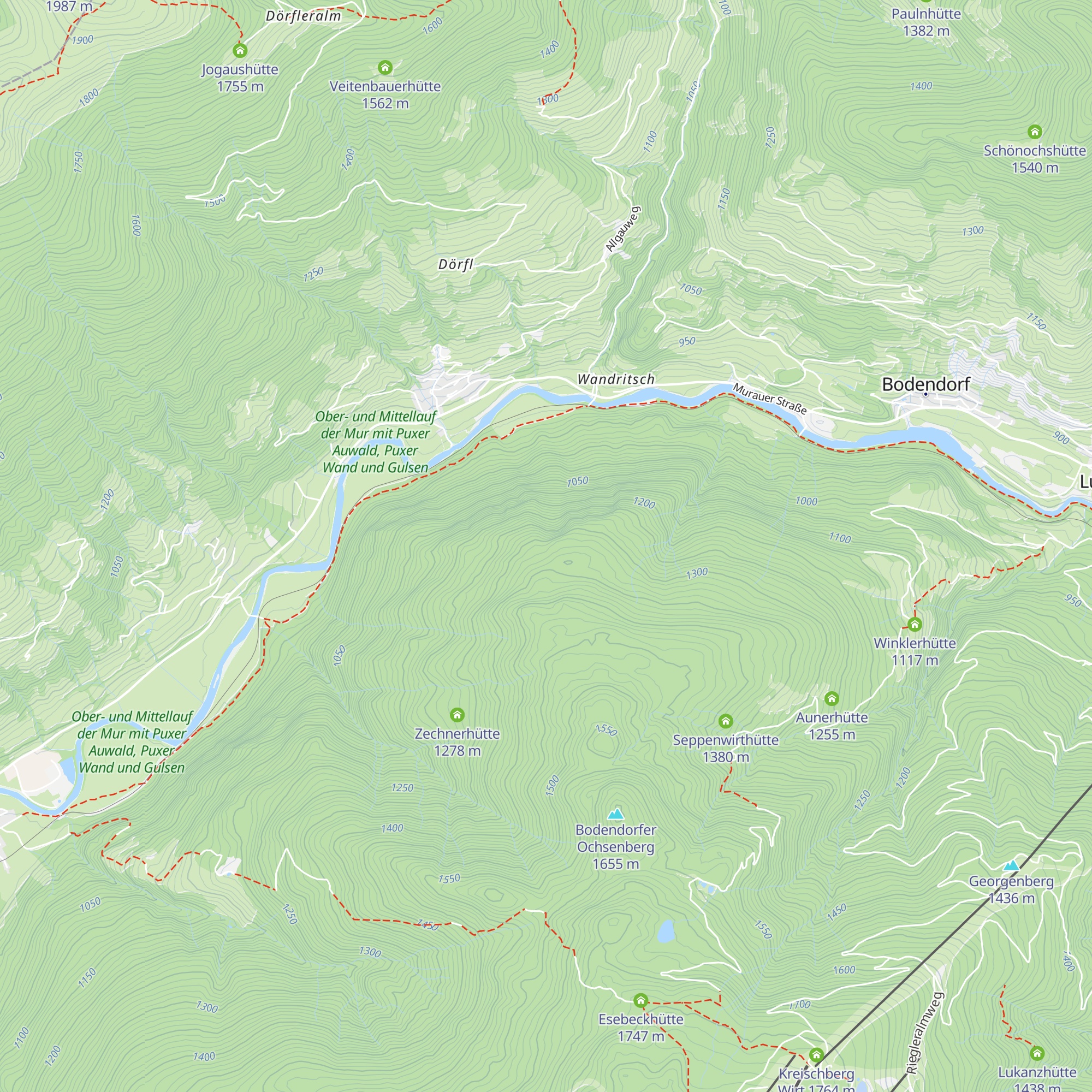 Neuwirthütte map